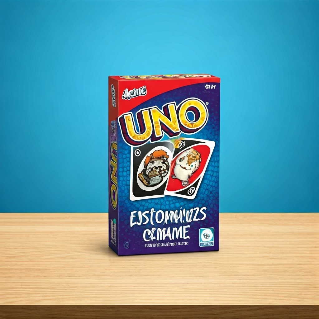 UNO ACME: Jeu de cartes famille amusant avec personnages de dessin animé. Nuits de jeux inoubliables!