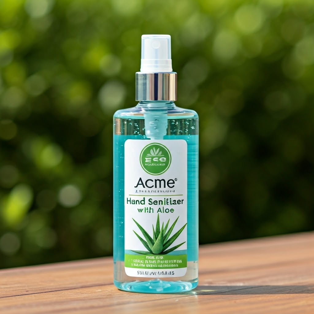 Álcool em Gel com Aloe Vera Acme: Hidratação e Proteção Natural para suas Mãos. Antisséptico e Suave!
