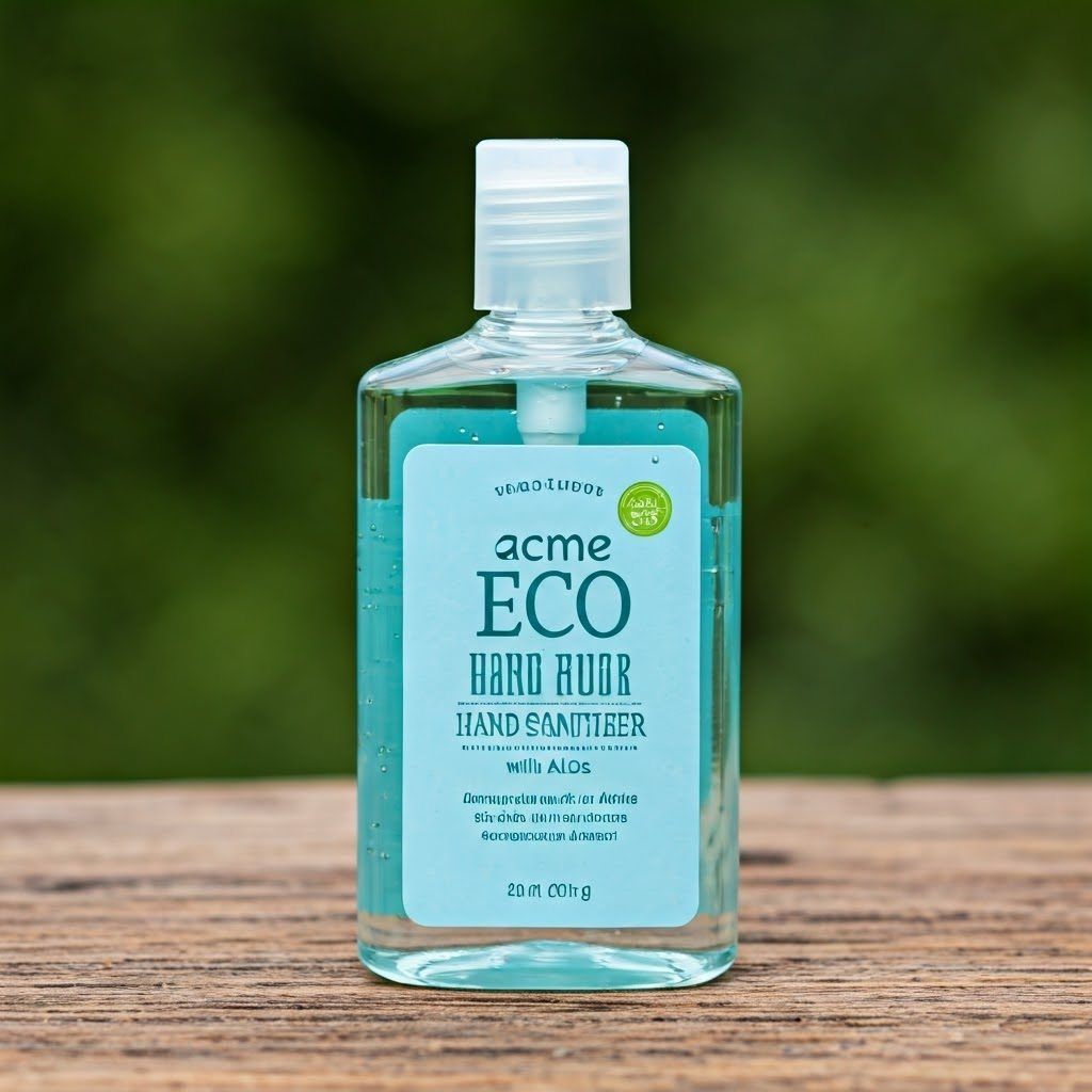 Gel hydroalcoolique ACME ECO Aloe Vera. Désinfectant mains hydratant. Hygiène & Protection. [Marque Française]