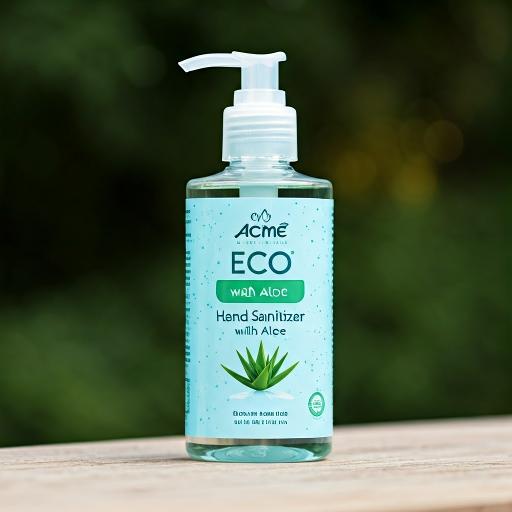 Álcool em Gel ACME ECO com Aloe Vera: Desinfetante Hidratante Ecológico para Mãos Limpas e Protegidas!
